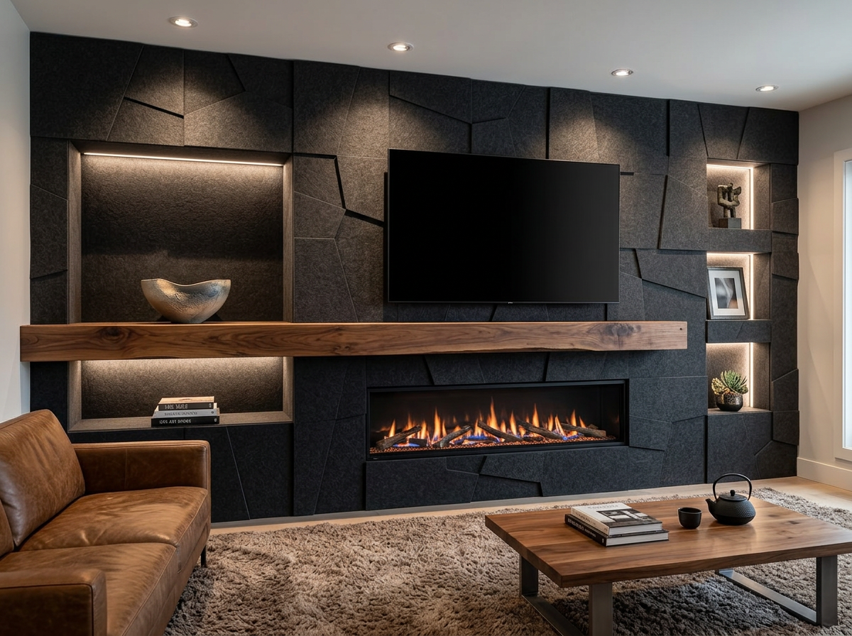 The Ember custom media wall
